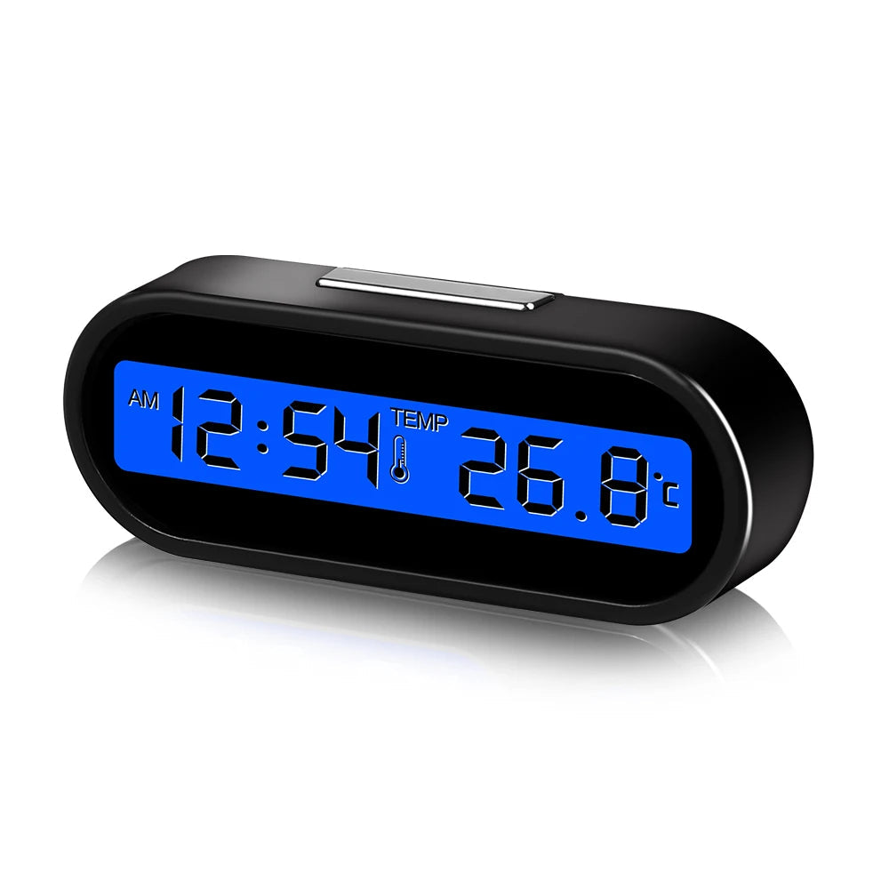 AutoTime Mini Electronic Car Clock with Luminous Display